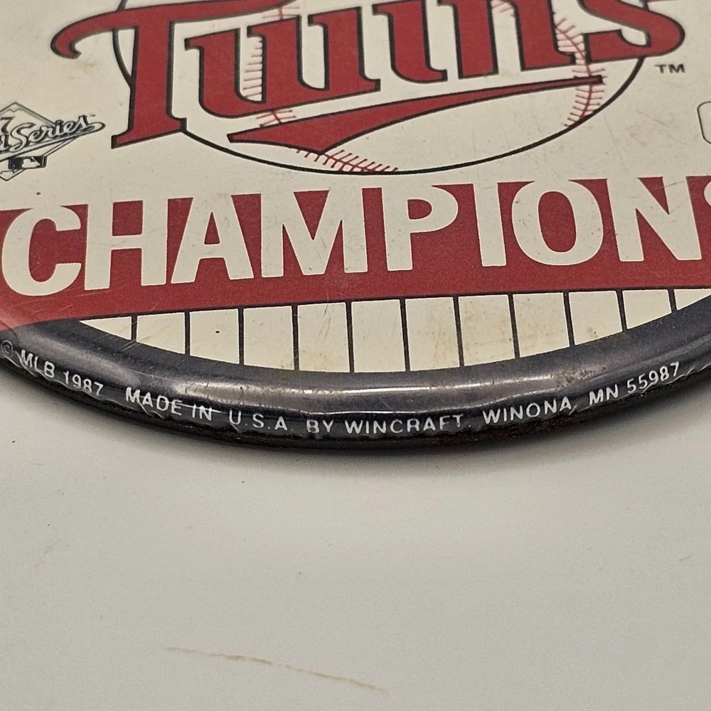 Minnesota Twins 1987 World Series Champions 3.25